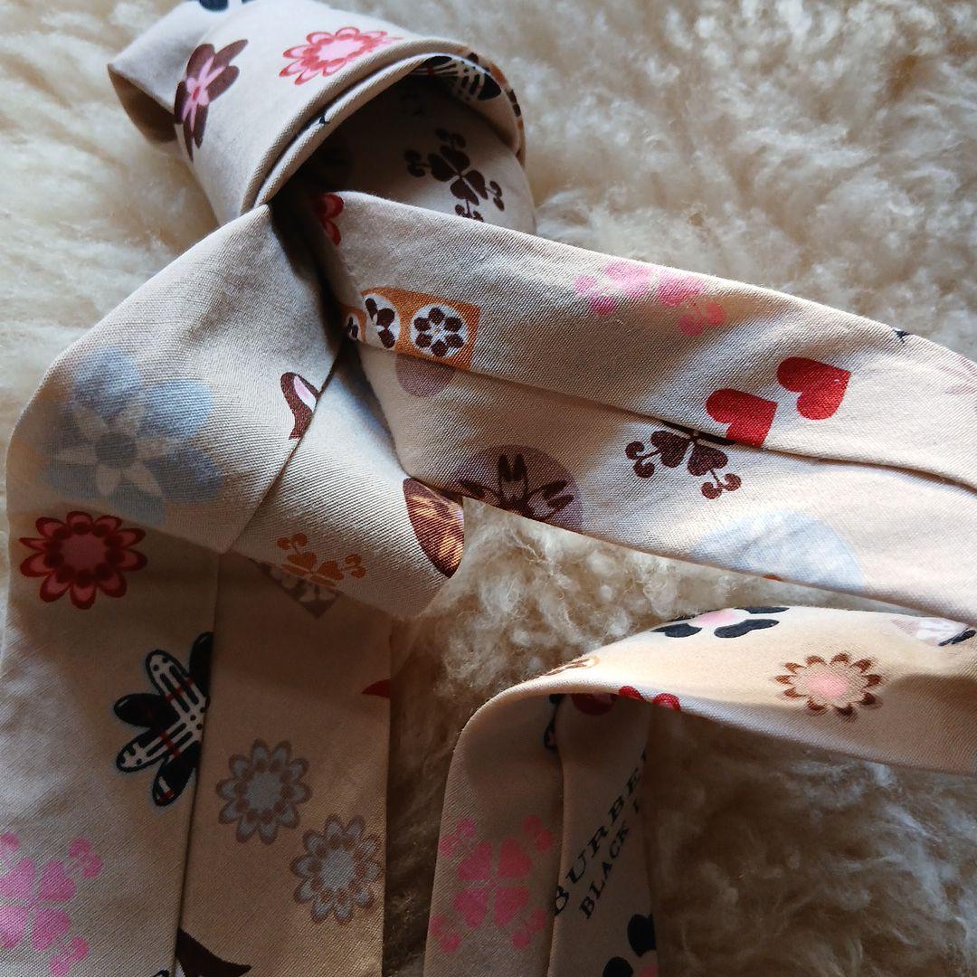 ☆BURBERRY BLACKLABEL モノグラム　ネクタイ☆ベージュ
