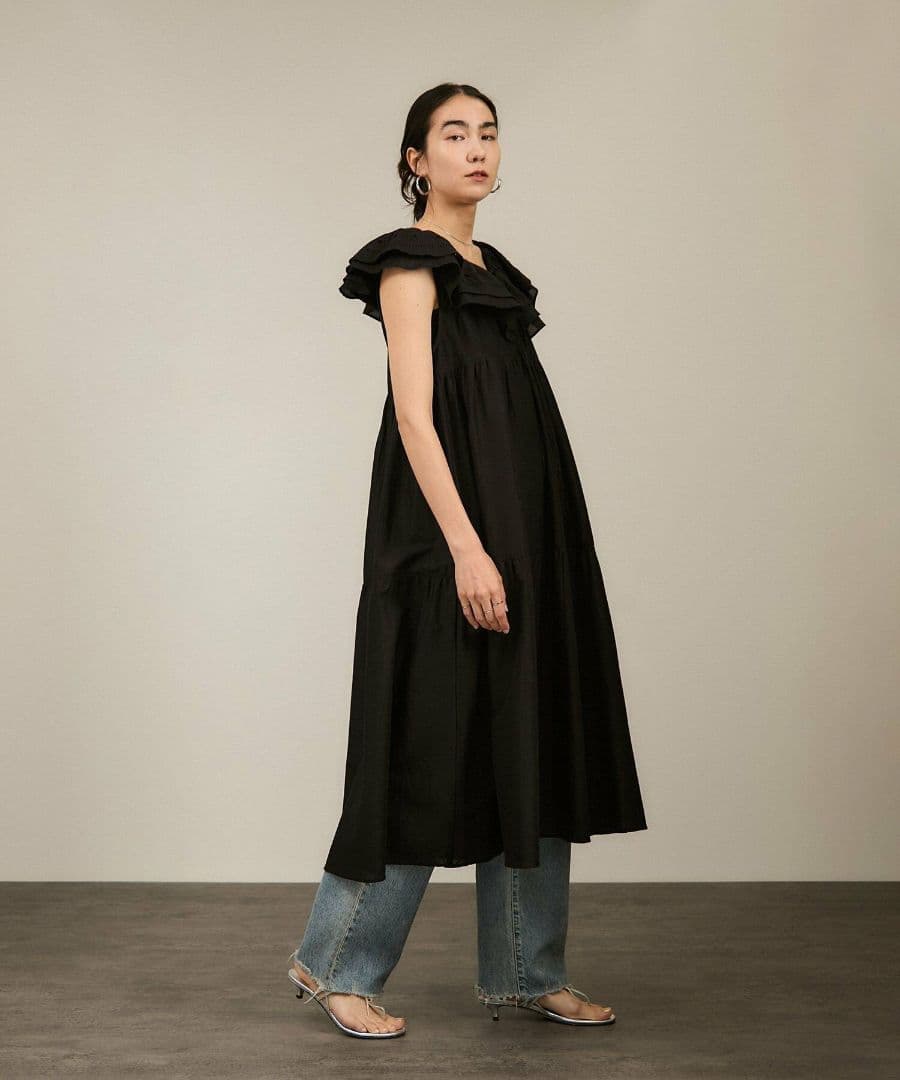 新品 crinkle crinkle crinkle別注ノースリーブレースワンピ