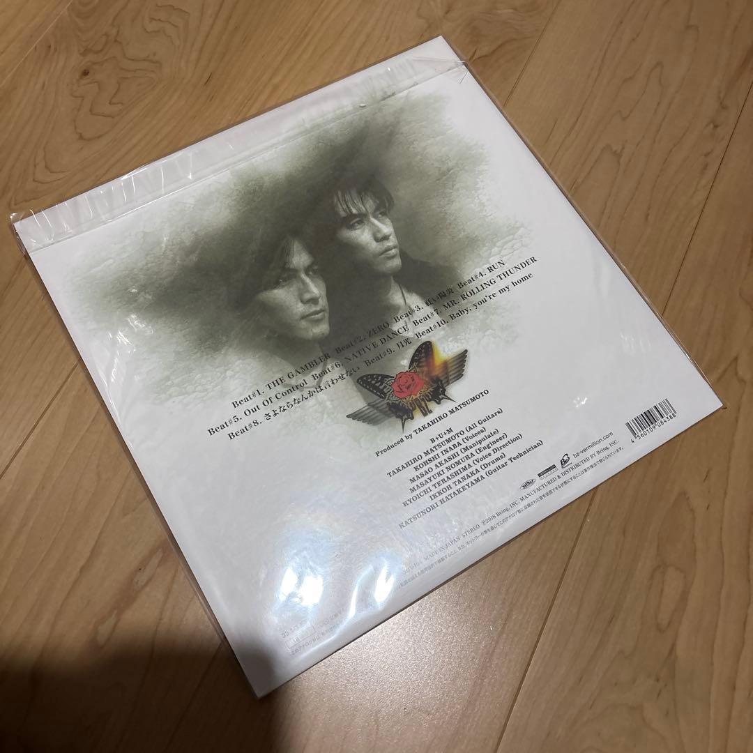 B'z/RUN 限定アナログLPレコード盤　新品未開封