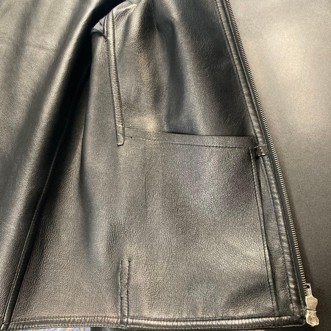 ☆GUCCI☆グッチ　レザージャケット　表記46（M相当）　真贋鑑定済み正規品