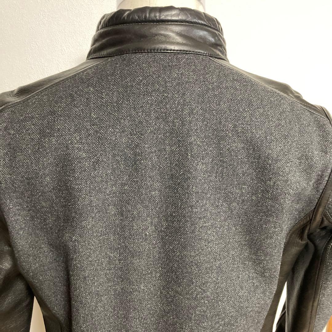 ☆GUCCI☆グッチ　レザージャケット　表記46（M相当）　真贋鑑定済み正規品