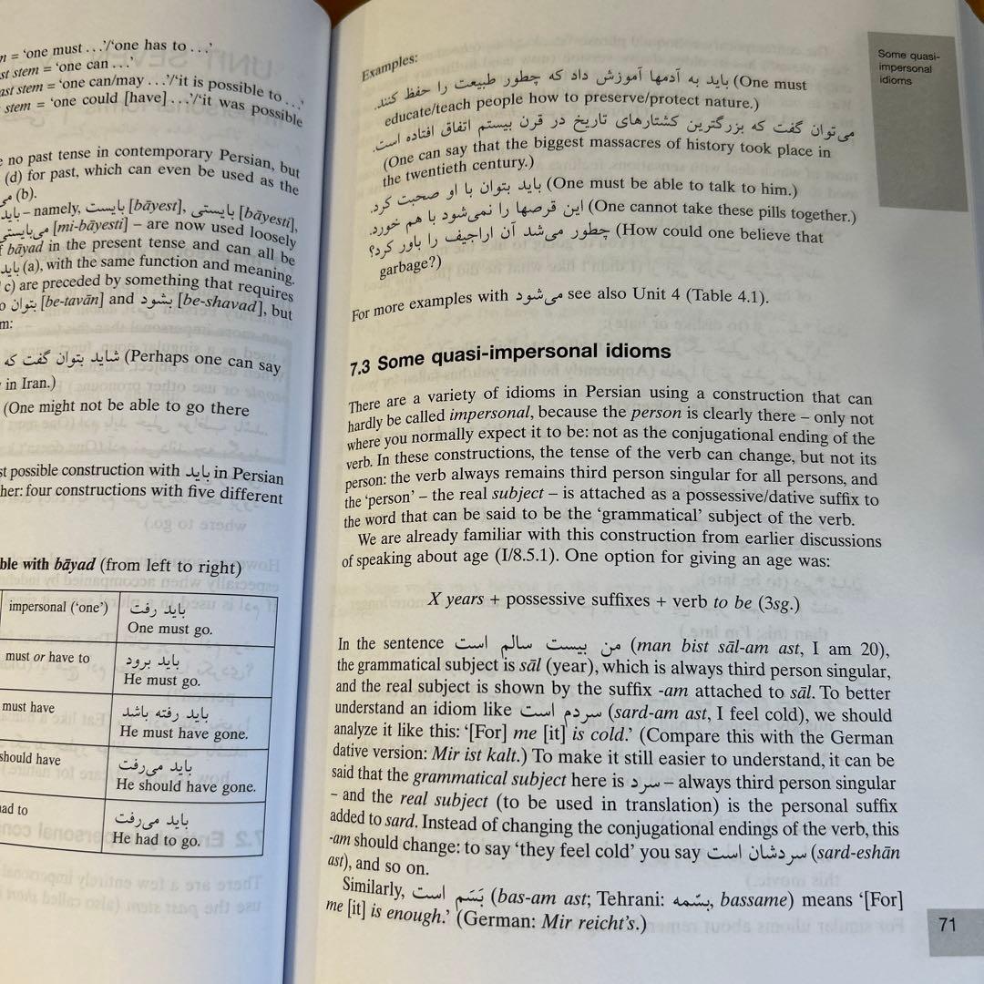 語学・辞書・学習参考書 Intermediate Persian grammar workbook