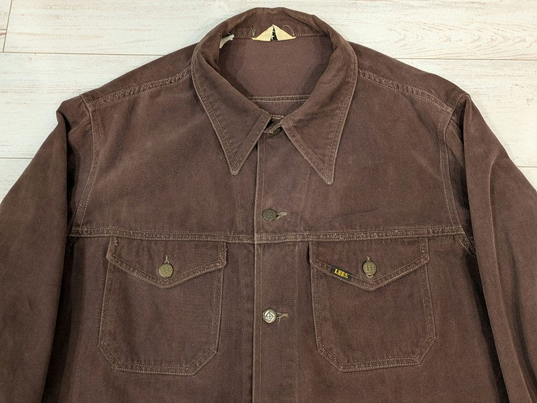 Lee リー　70s ヴィンテージ モールスキン トラッカージャケット