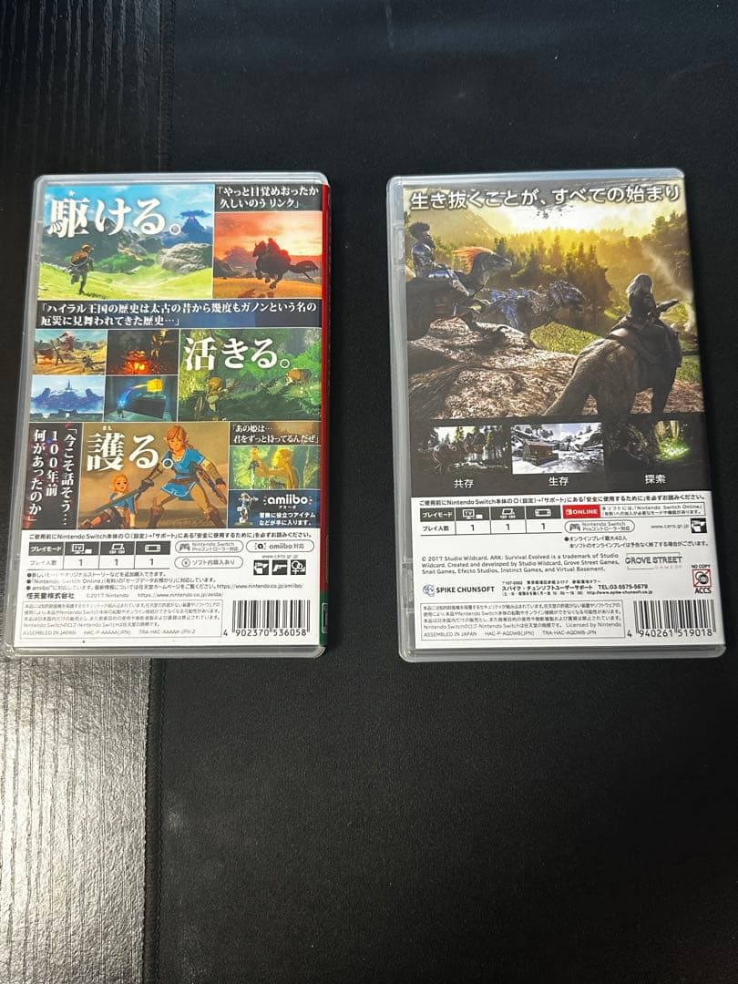 ゼルダの伝説ブレス オブ ザ ワイルドとARK:Survival Evolved