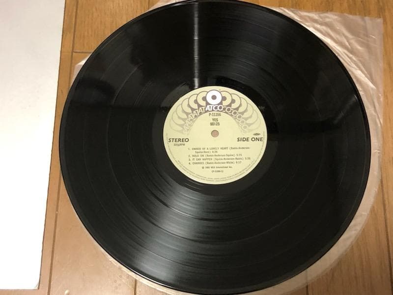 YES　レコード４枚セット　プログレッシヴ　イエス