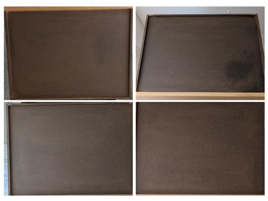 USED MUJI スタッキングチェスト 2個セット オーク材 引出 連結ピン付
