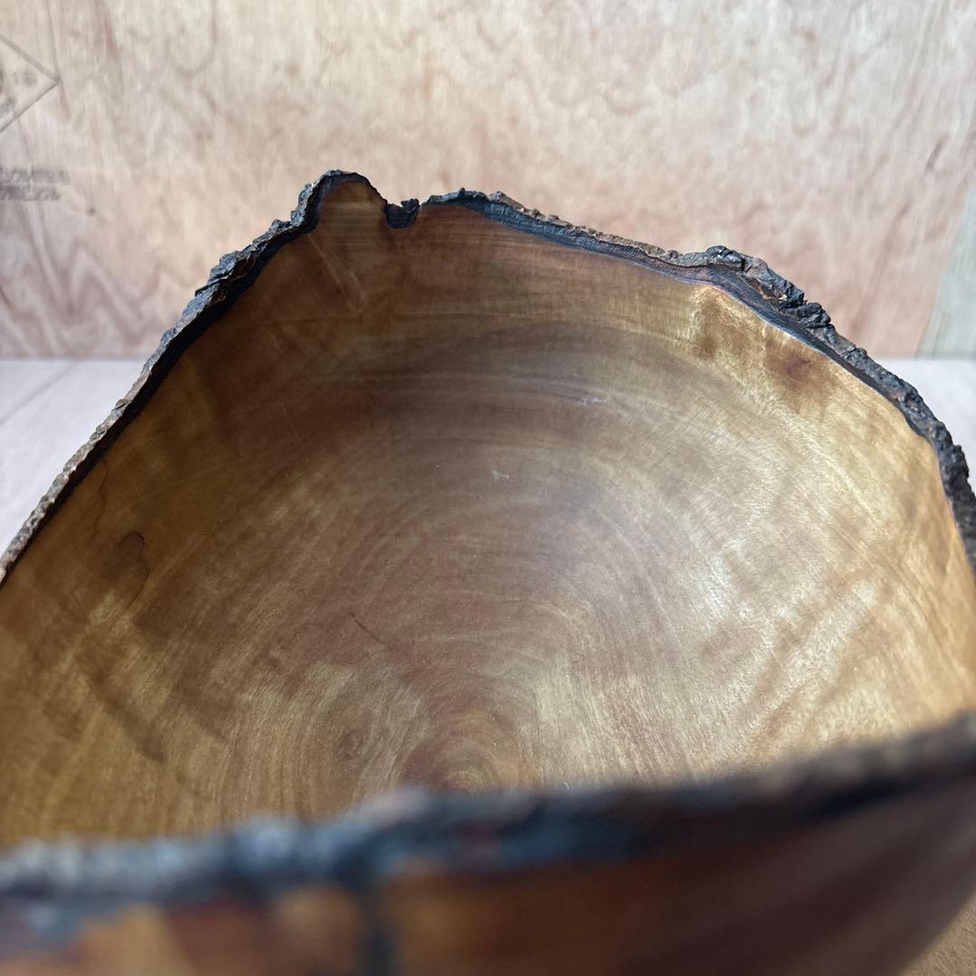 iida wood turnin 作家 木 器 コンポート 小物入れ