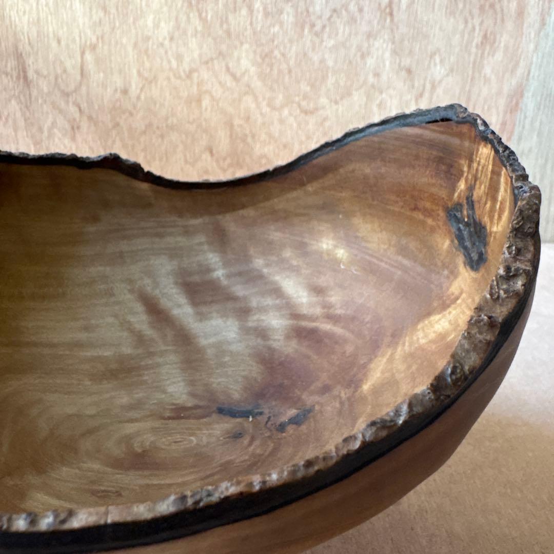 iida wood turnin 作家 木 器 コンポート 小物入れ