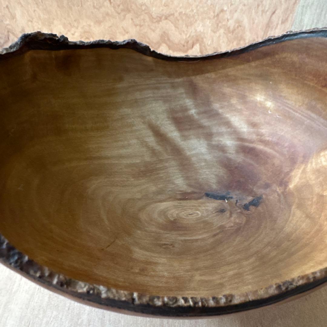 iida wood turnin 作家 木 器 コンポート 小物入れ