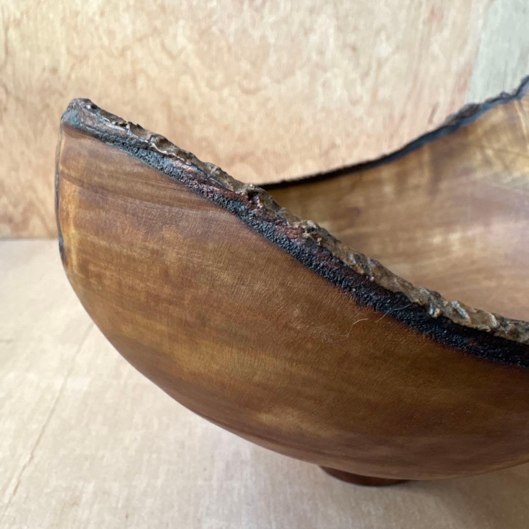 iida wood turnin 作家 木 器 コンポート 小物入れ