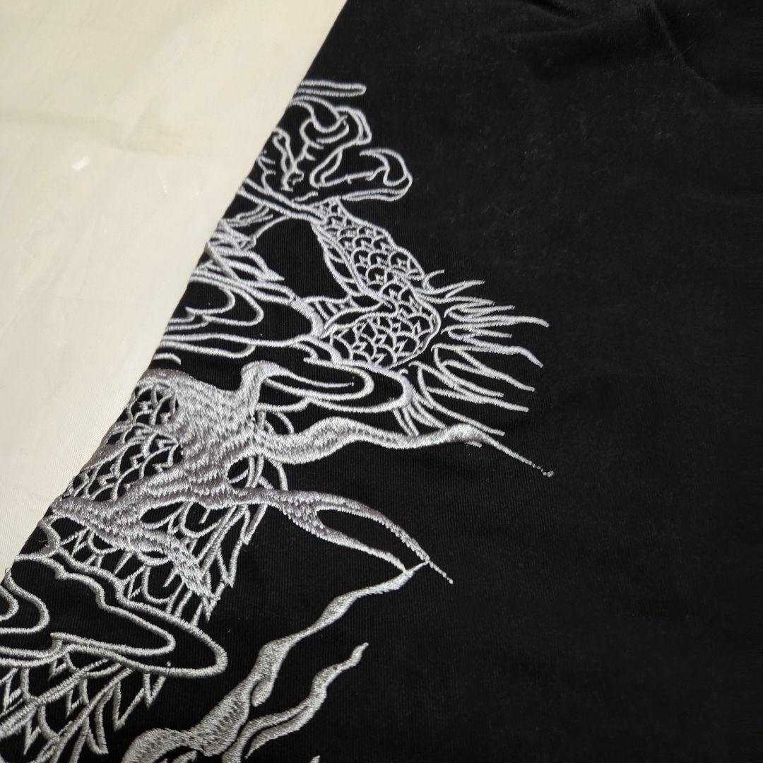 未使用品　絡繰魂　龍　刺繍　カーゴパンツ　黒　XXL サイズ