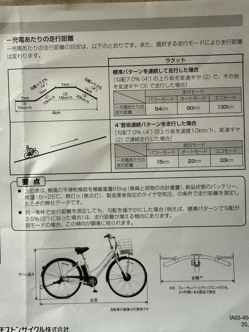 電動アシスト自転車 ブリヂストン　RAKUTTO 26インチ　美品！