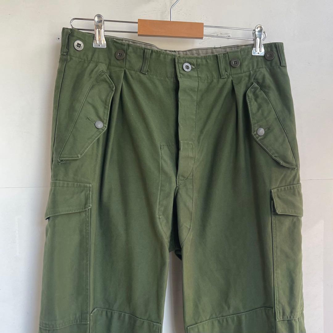 70s スウェーデン軍 M59カーゴパンツ ヴィンテージ 古着 ミリタリーパンツ