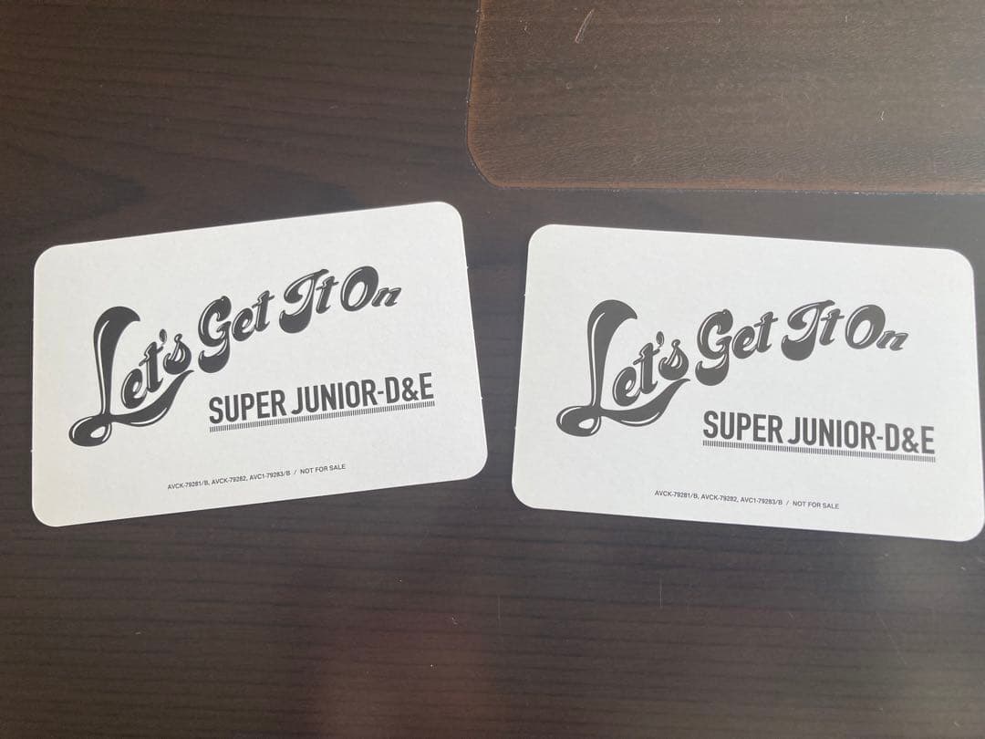 superjunior  d&e ウニョク　ウネ　トレカ