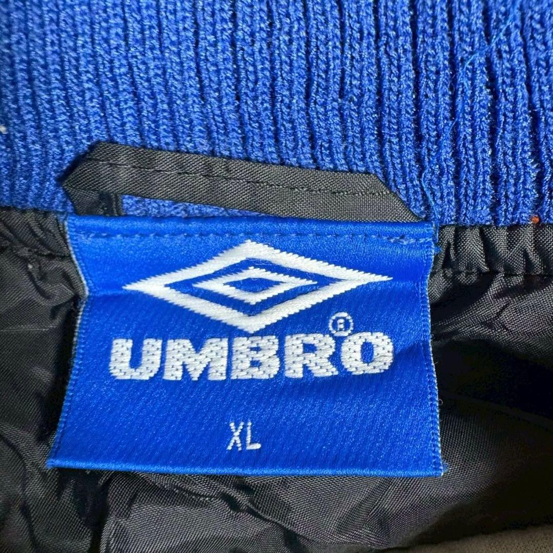 訳あり　90's UMBRO ナイロンドリルロッププルオーバーテープロゴ　XL