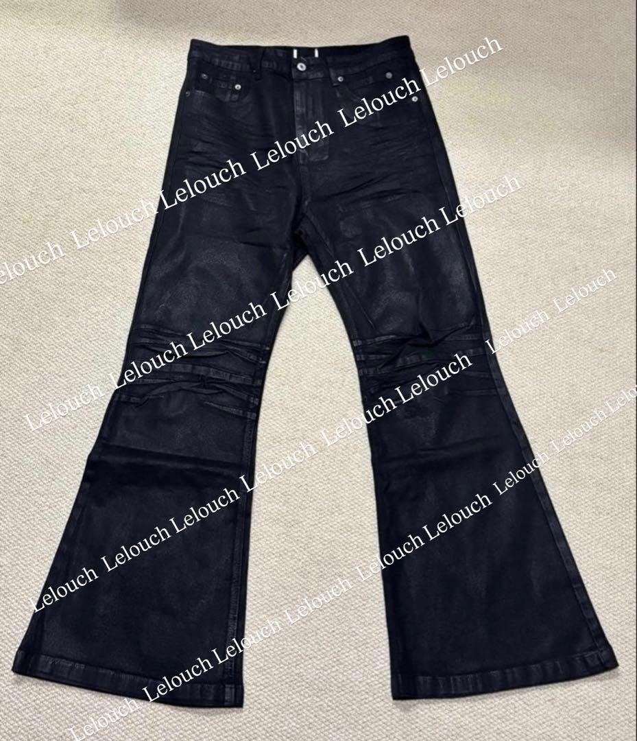 Waxed denim archive grunge edgy goth Lサイ