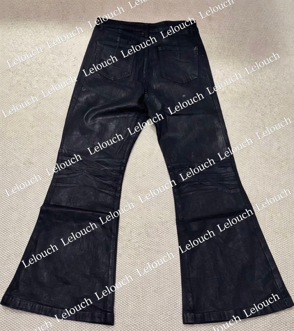 Waxed denim archive grunge edgy goth Lサイ