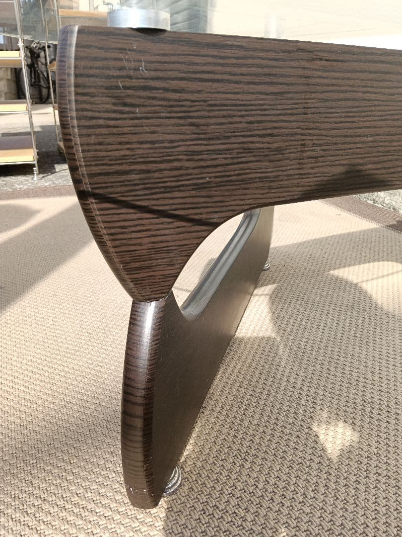 希少 イサム ノグチ ガラステーブル センターテーブル ローテーブル