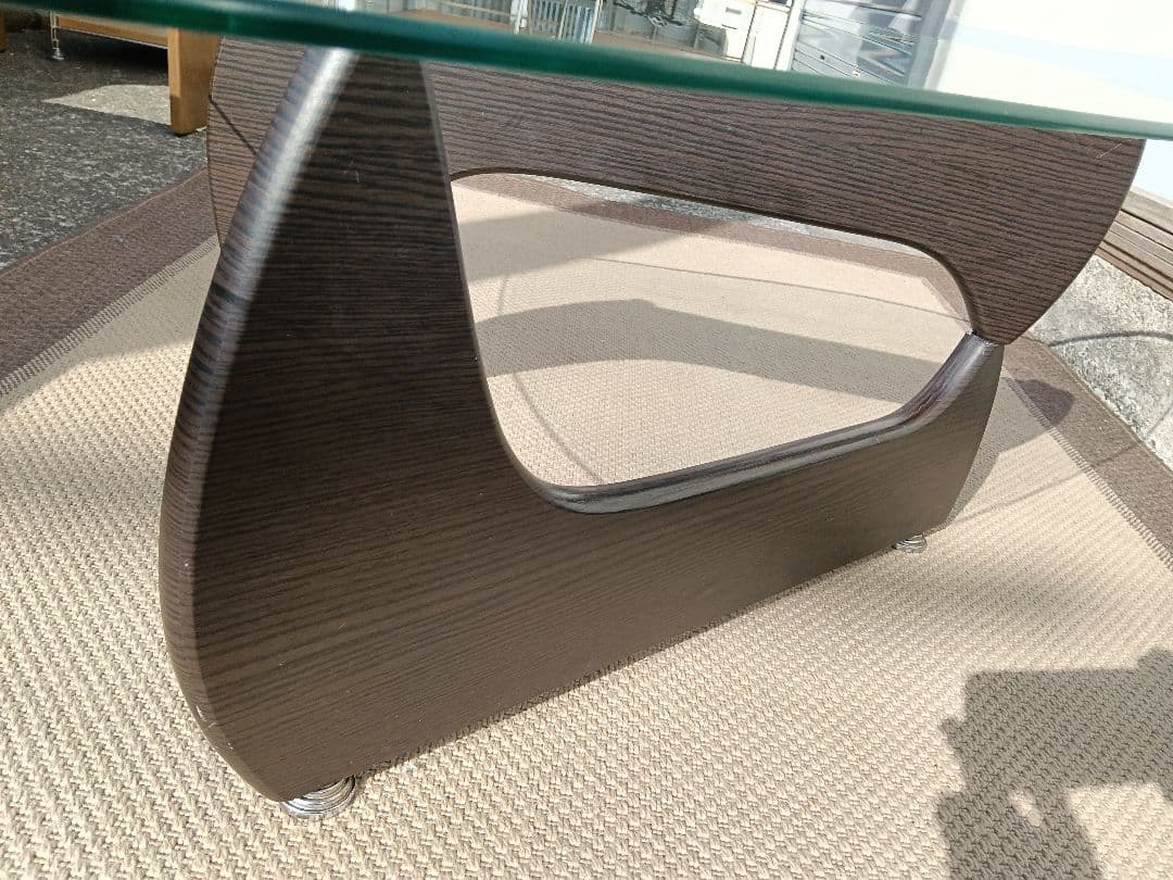 希少 イサム ノグチ ガラステーブル センターテーブル ローテーブル