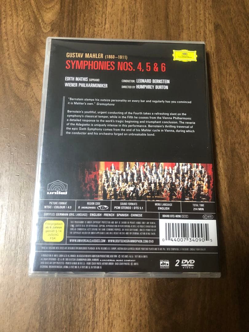 Mahler: The Symphonies DVD9枚組