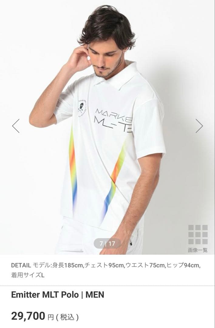 マークアンドロナ　ポロシャツ　　　　　　　MARK＆LONA