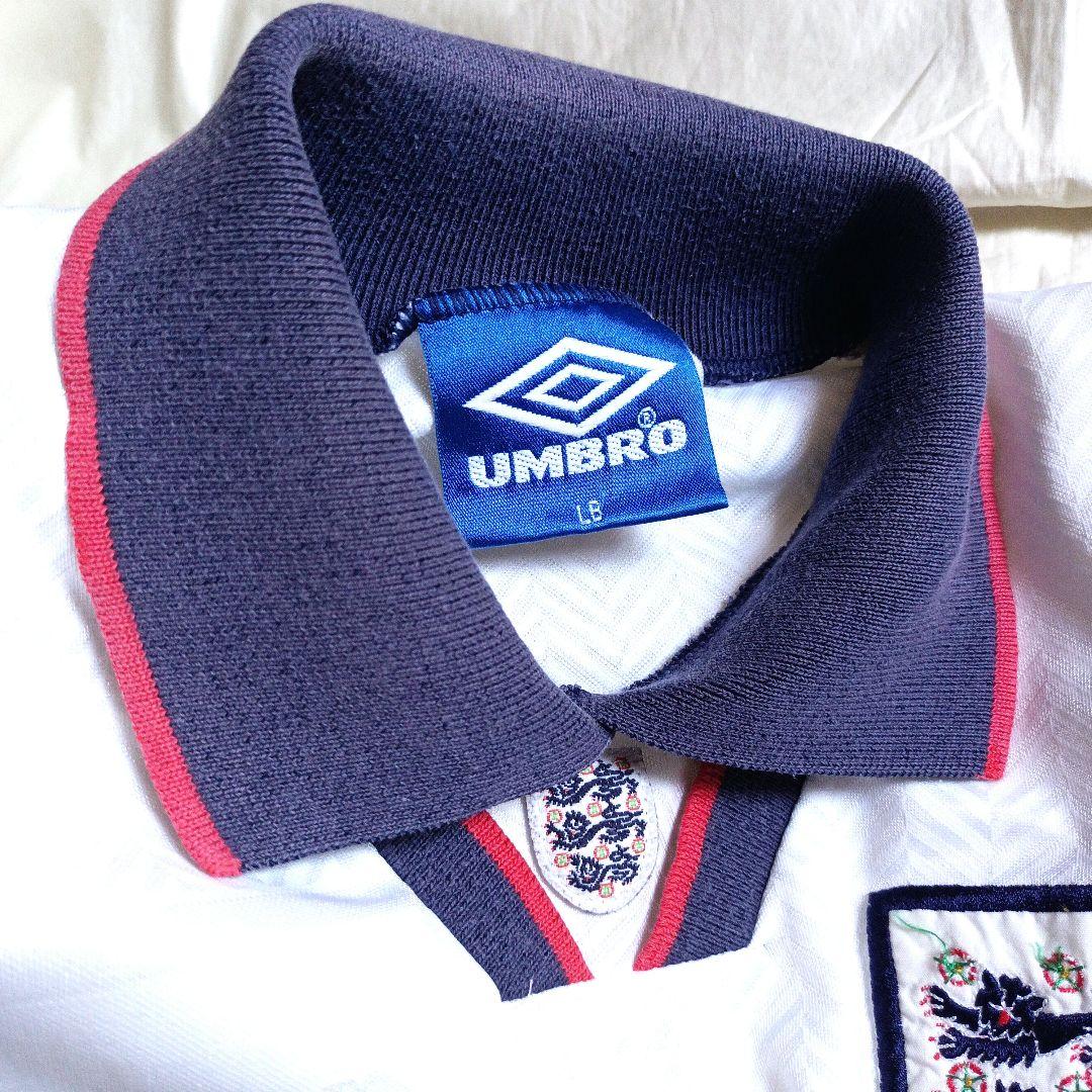サッカー イングランド代表 ホームユニフォーム　UMBRO　94年 LB