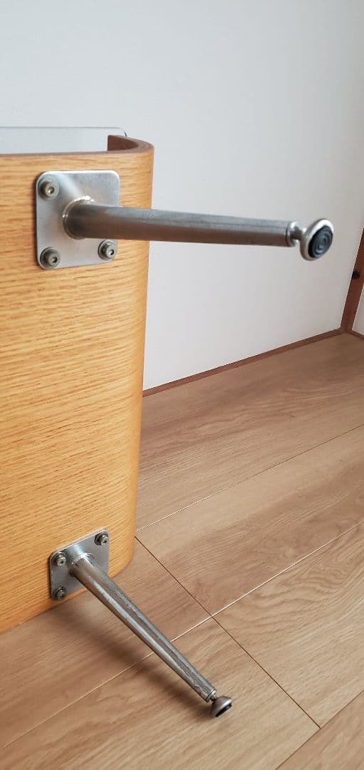 ガラス&ウッド素材　センターテーブル
