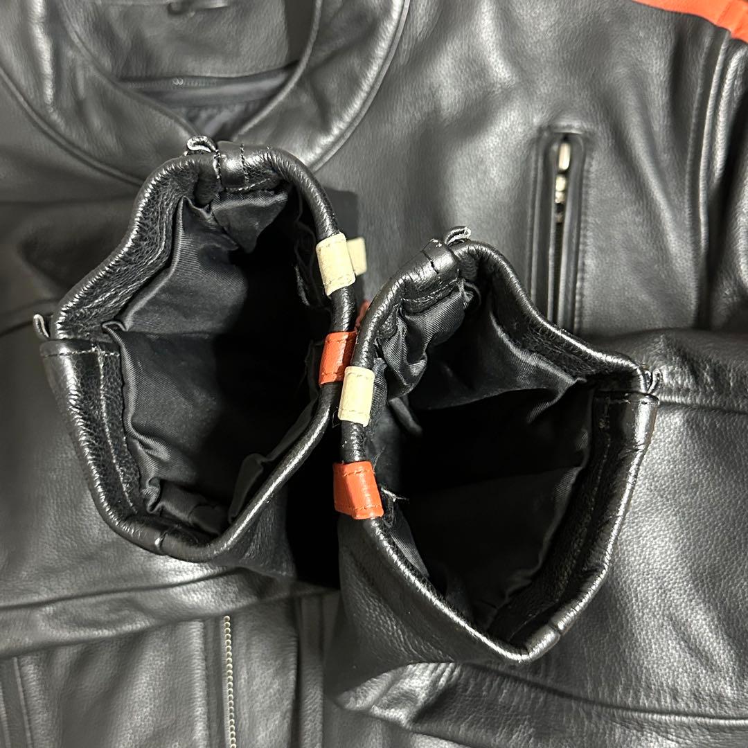 ★HARLEY-DAVIDSON★ 本革シングルライ ダース インナー脱着可　M