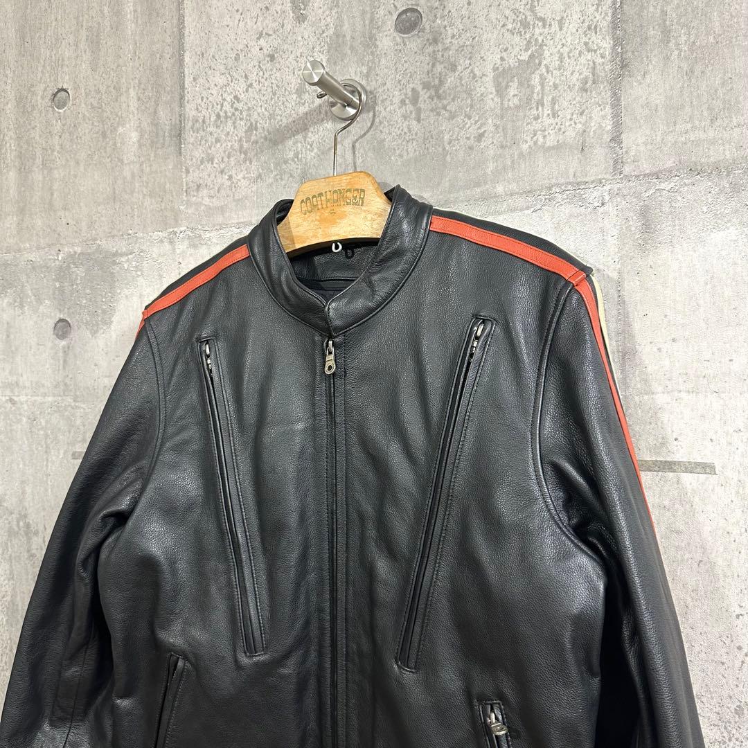 ★HARLEY-DAVIDSON★ 本革シングルライ ダース インナー脱着可　M