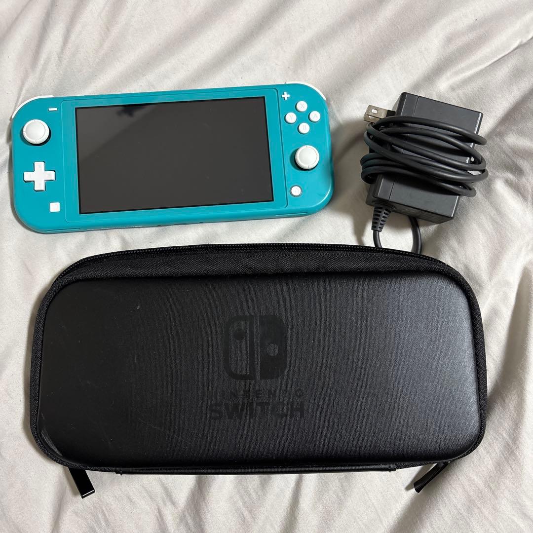 Nintendo Switch Lite ターコイズ 本体　 充電器・ケース付き
