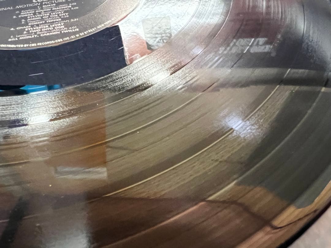美品 1986年US盤LP コブラ サントラ Z40325 シュリンク付
