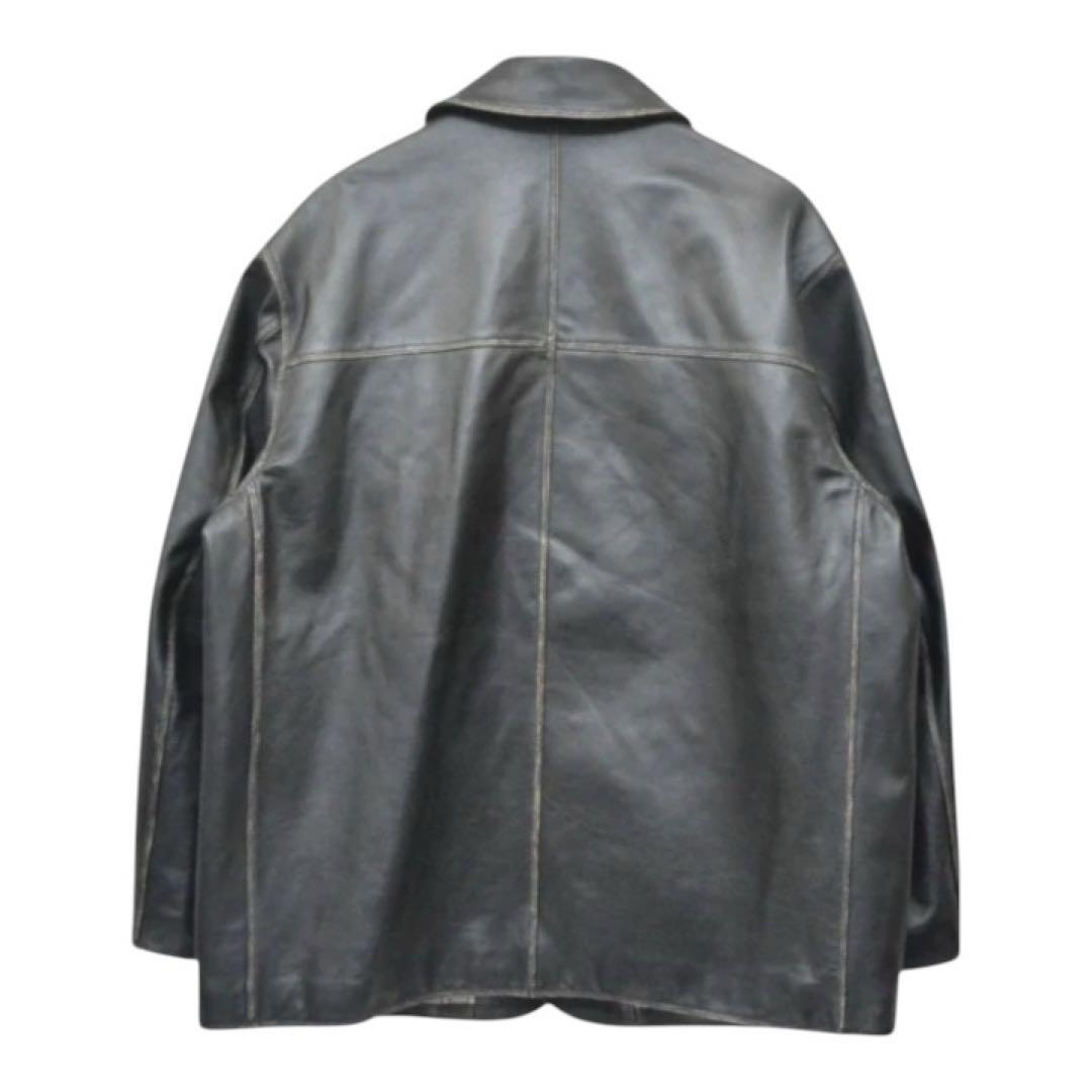 ユニフォームエクスペリメント LEATHER CAR COAT USEDMIL
