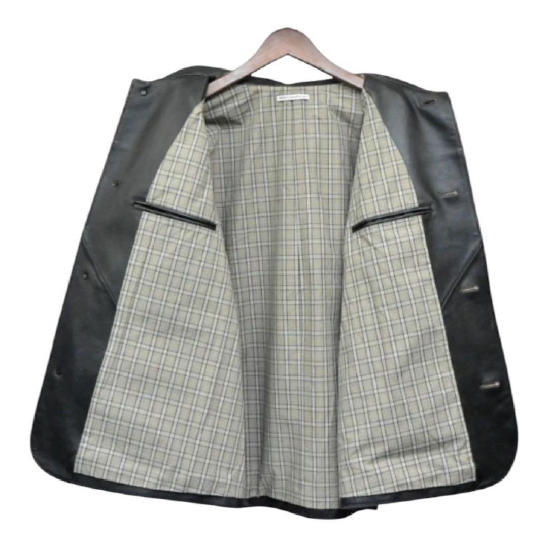 ユニフォームエクスペリメント LEATHER CAR COAT USEDMIL