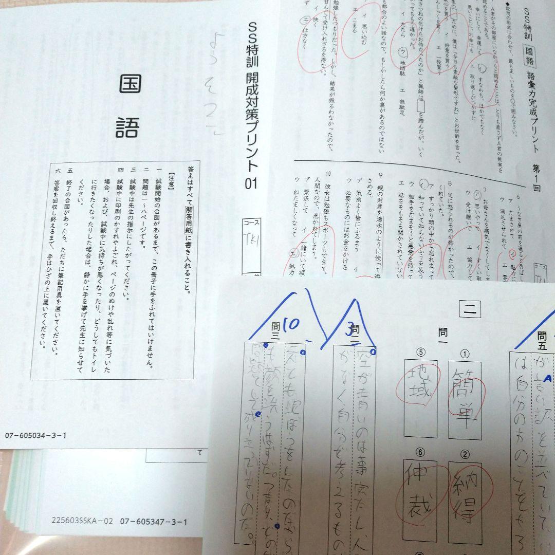 最新2025年度版　6年サピックス国語　筑駒開成コース