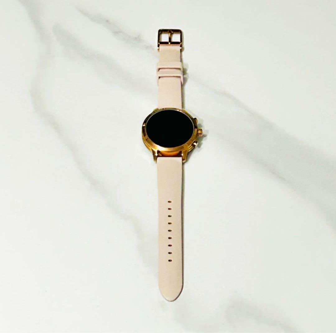 716【MICHAEL KORS】美品／スマートウォッチ用ラバーベルト／ピンク系