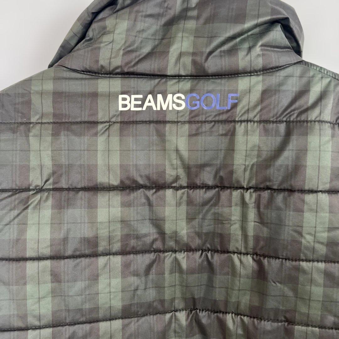 BEAMS GOLF チェック柄中綿ジャケットMサイズ