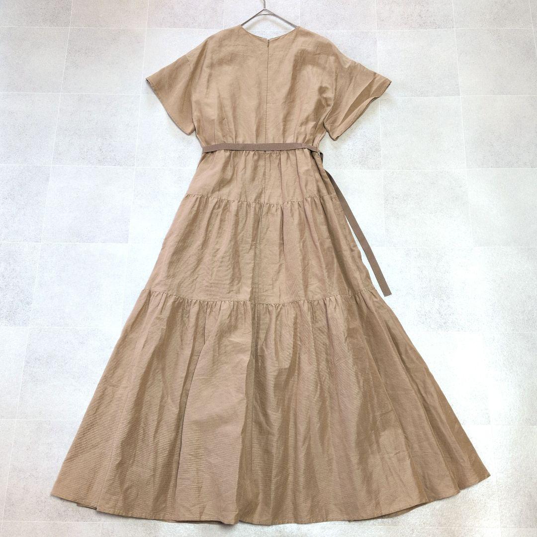 新品未使用✨ebure エヴール　ドライグログラン ティアードワンピース　38