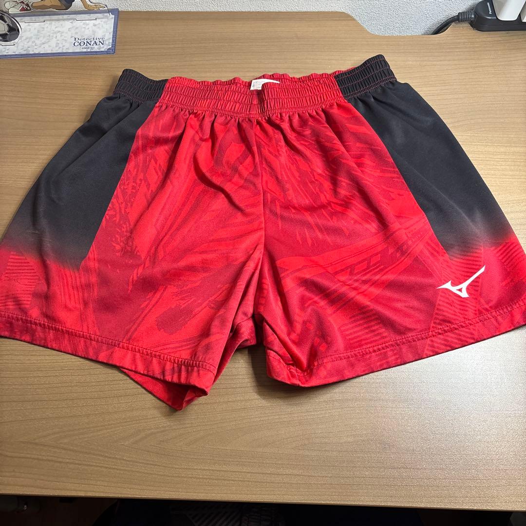 日本大学Mizuno バレーボール ショートパンツ レッド