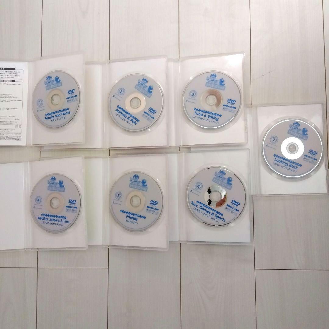 【お買得セット】セサミストリート英語教材 DVD、本、アクティビティ、ボード