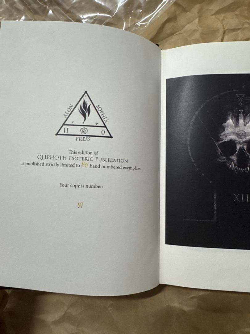 洋書 Qliphoth Esoteric Publication Opus II