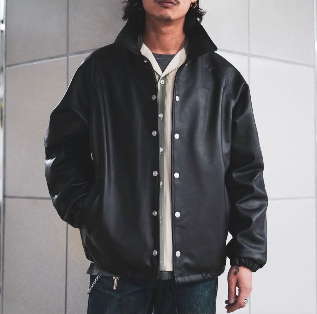 新品 25AW SCHOTT レザーコーチジャケット XL