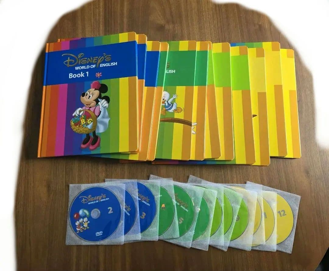 【新品】ディズニー英語　Book とDVD 1~12セット　DWE