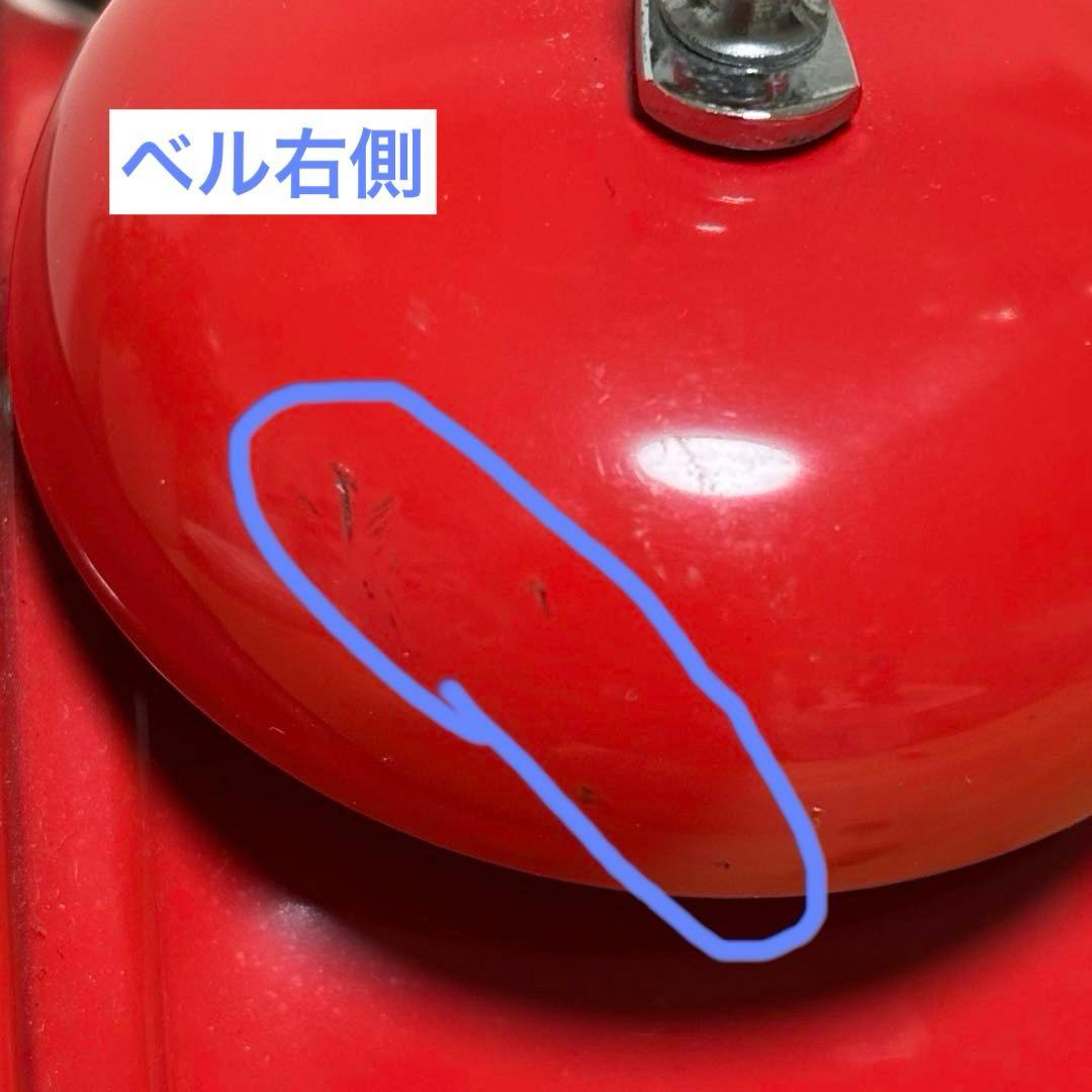 ファミリア　目覚まし時計　赤　ベル　Fami&Lia