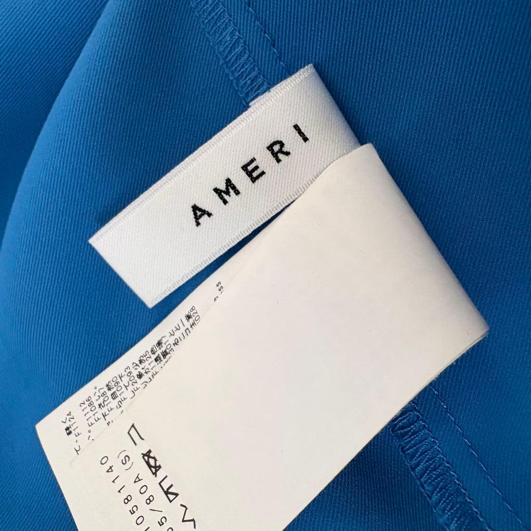 Ameri BASIC I LINE DRESS ブルー　S