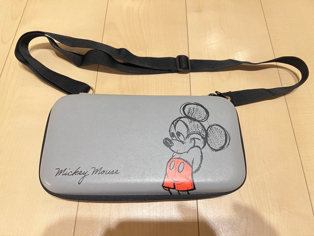 Switch 本体 グレー 付属品　別売Joy-Con赤・ディズニーケース付き