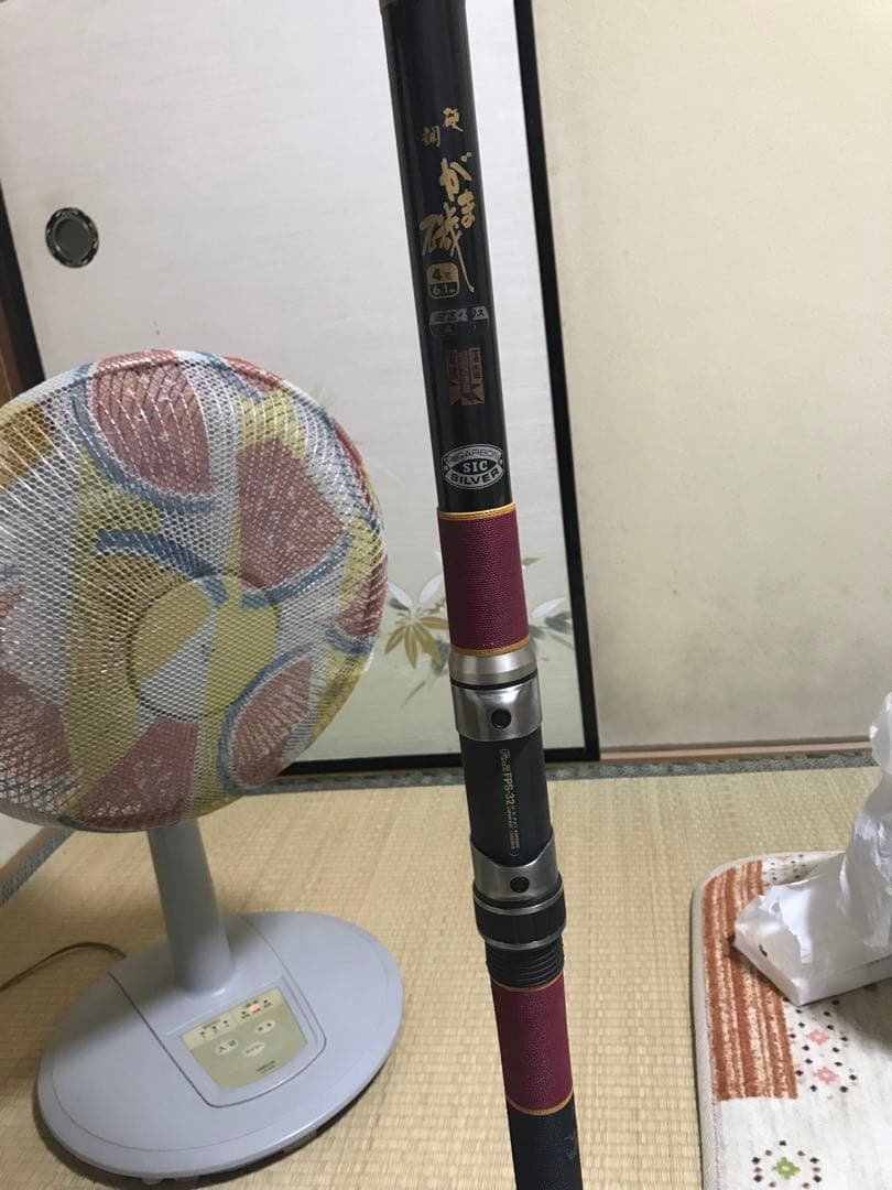 がまかつ　がま磯　硬調　4号　6.1m ジャンク