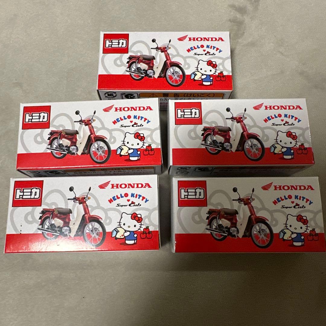 トミカ スーパーカブ ハローキティ コラボモデル 5個セット