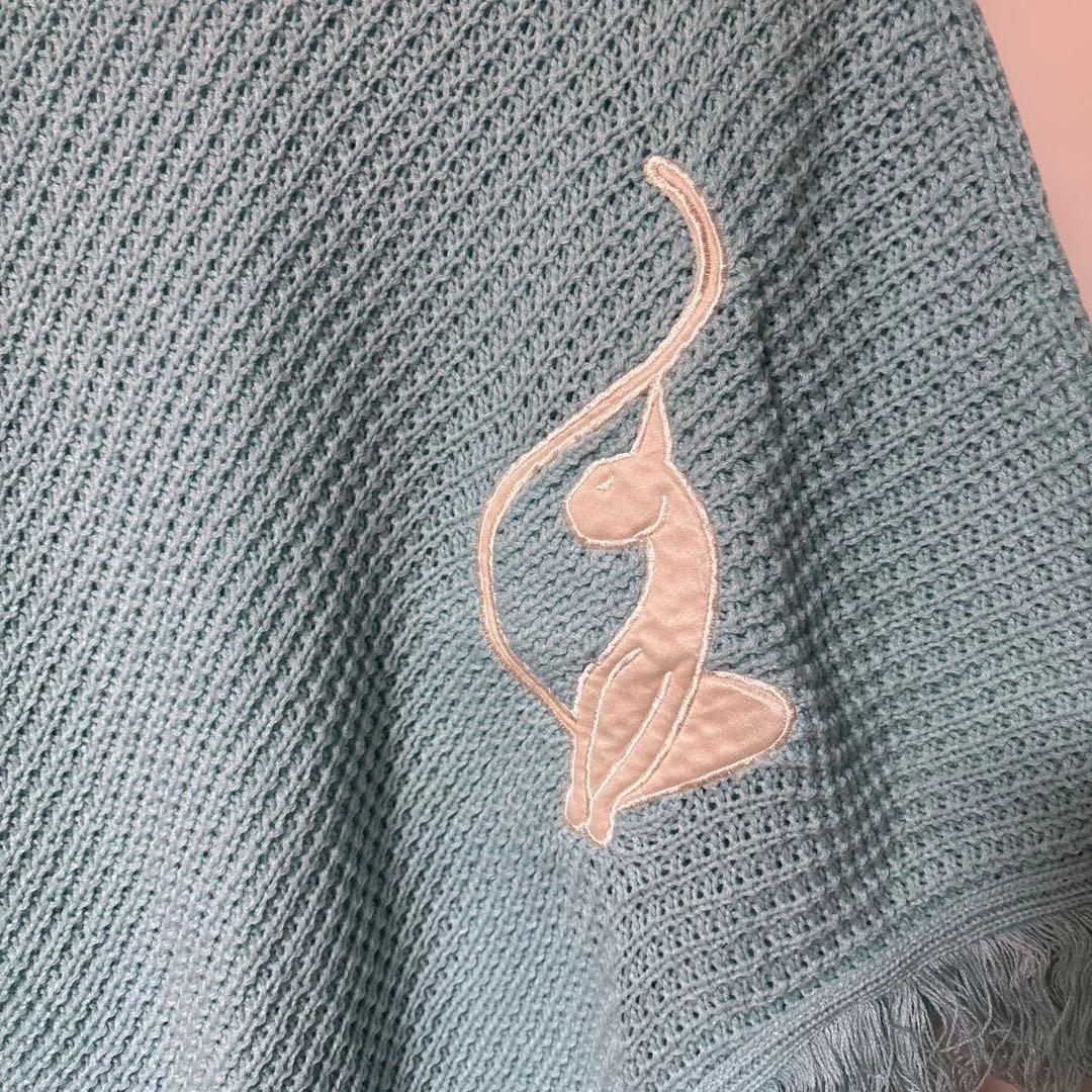 BabyPhat kittyロゴニットポンチョY2K 新品未使用タグ付き