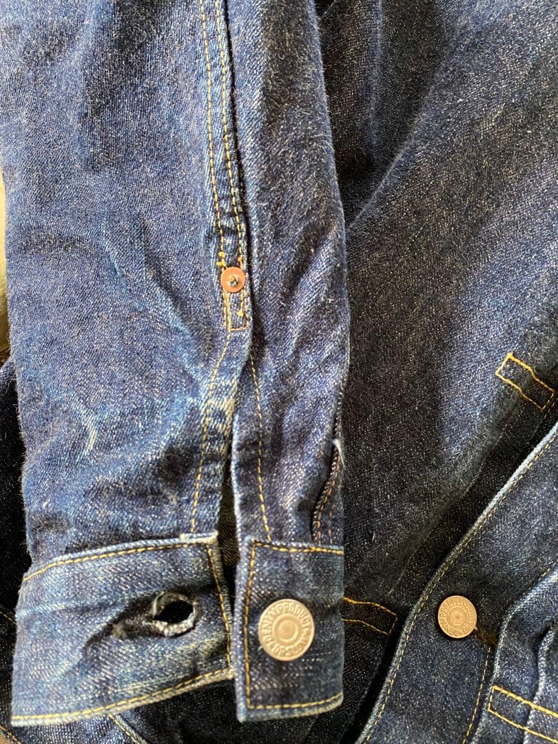 Orslow オアスロウ 1st ファースト Tバック デニムジャケット 4XL