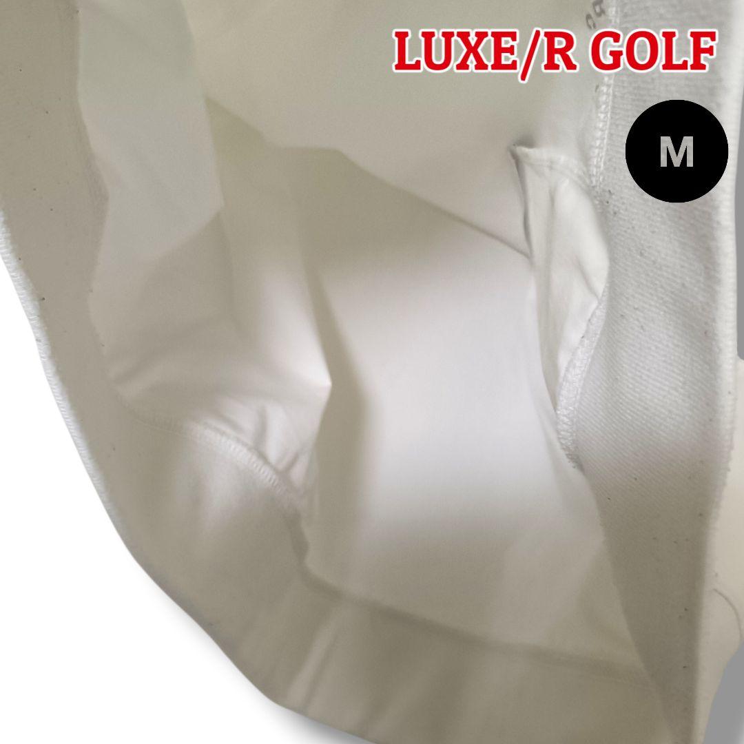 【存在感】LUXE/R GOLF プルオーバー M ホワイトメンズゴルフ